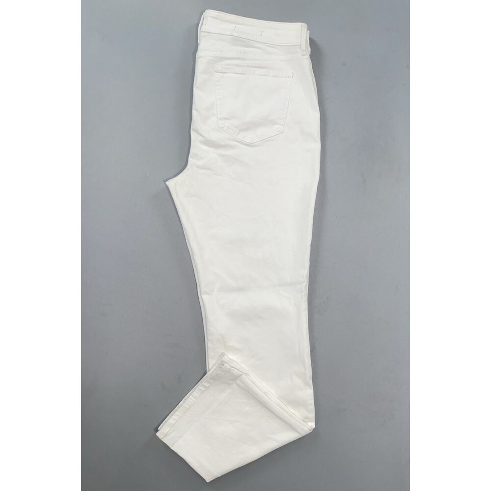 NYDJ Lift/Tuck Marilyn Straight 5-Pocket Stretch Denim Jeans. White, Women's 14 - Picture 2 of 9